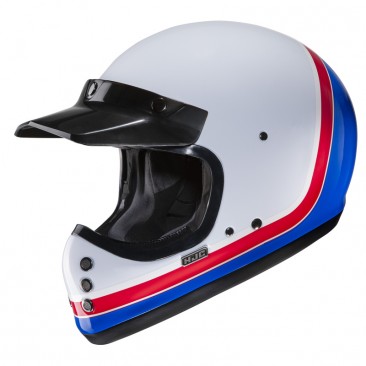 KASK HJC V60 SCOBY WHITE/RED/BLUE S