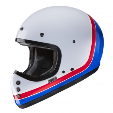 KASK HJC V60 SCOBY WHITE/RED/BLUE S