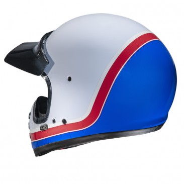 KASK HJC V60 SCOBY WHITE/RED/BLUE M