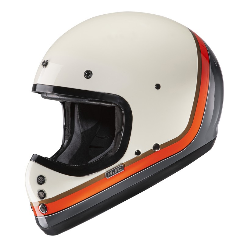 KASK HJC V60 SCOBY WHITE/ORANGE/GREY S