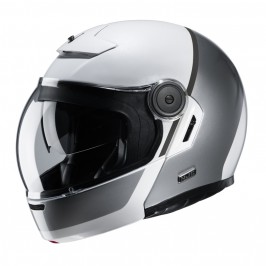 KASK HJC V90 MOBIX SILVER/WHITE L