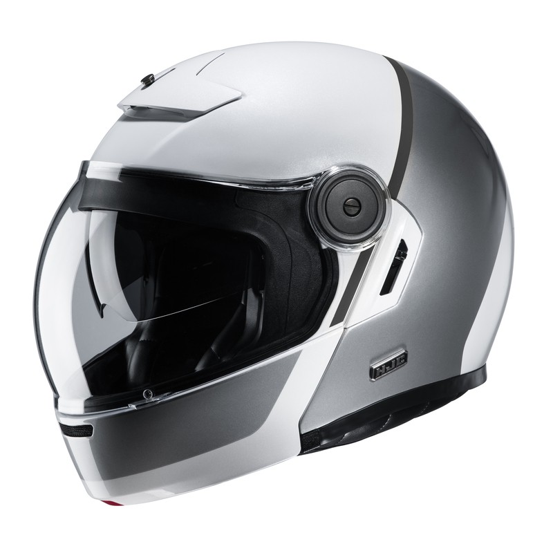 KASK HJC V90 MOBIX SILVER/WHITE XXL