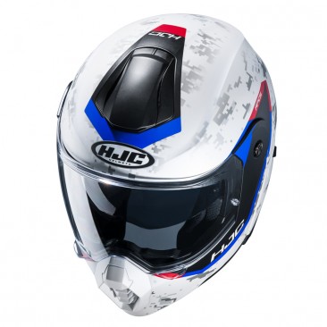 KASK HJC C80 BULT WHITE/RED/BLUE S