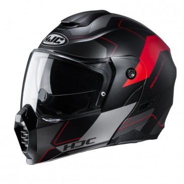 KASK HJC C80 ROX BLACK/RED M