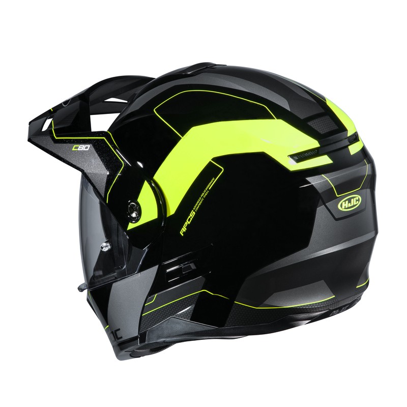 KASK HJC C80 ROX BLACK/YELLOW S