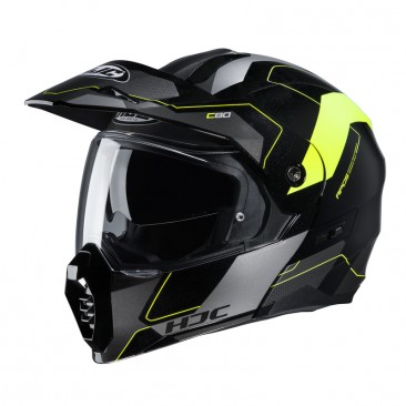 KASK HJC C80 ROX BLACK/YELLOW S