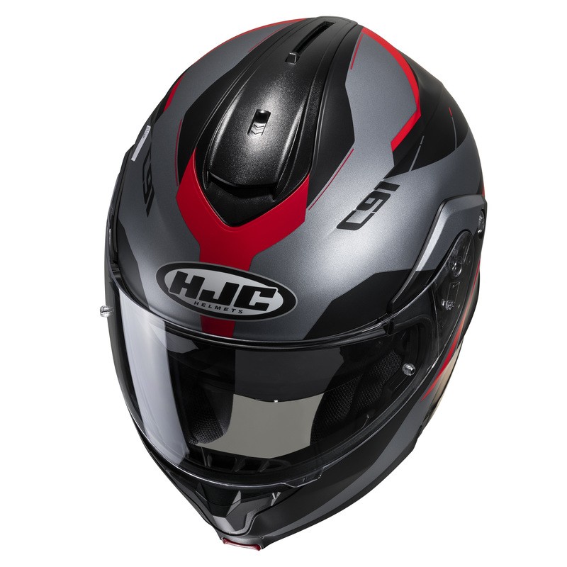 KASK HJC C91 KARAN GREY/RED L