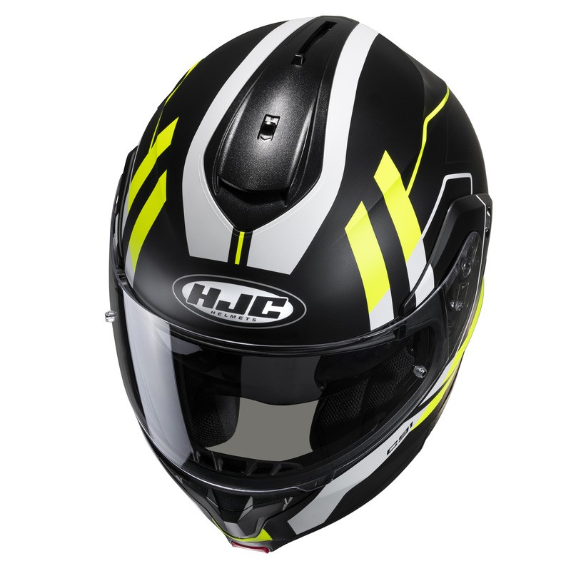 KASK HJC C91 OCTO BLACK/YELLOW XXL