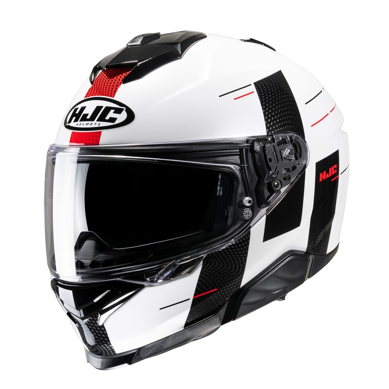 KASK HJC I71 PEKA WHITE/BLACK/RED S