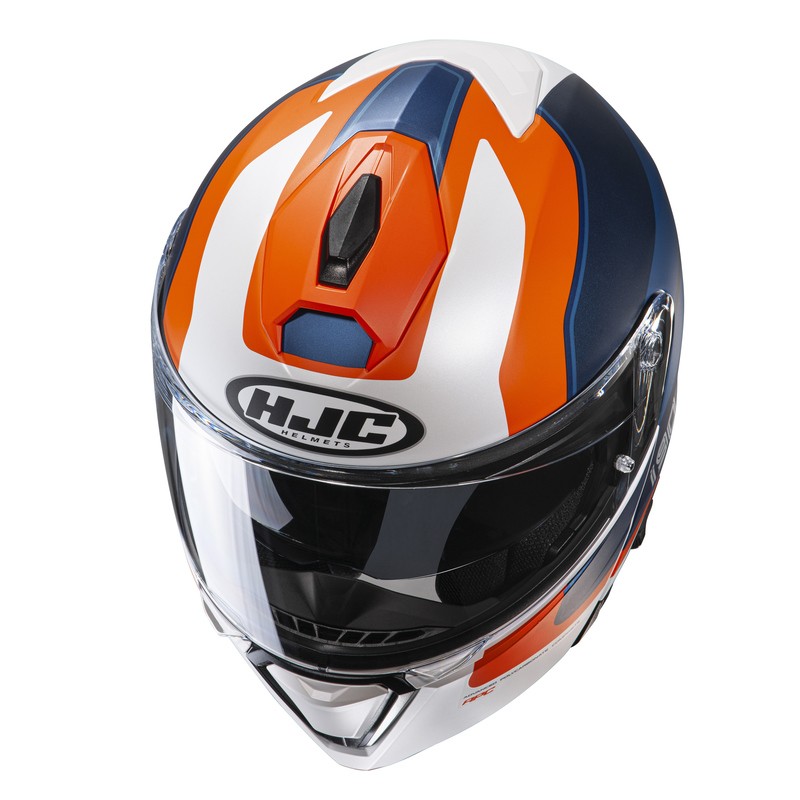 KASK HJC I90 WASCO WHITE/BLUE/ORANGE M