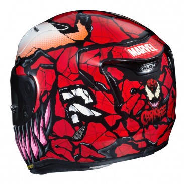 KASK HJC R-PHA-11 CARNAGE MARVEL RED/BLACK S