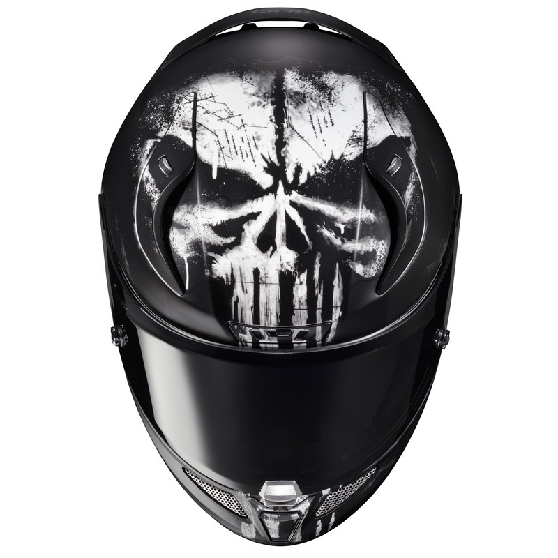 KASK HJC R-PHA-11 PUNISHER MARVEL BLACK S