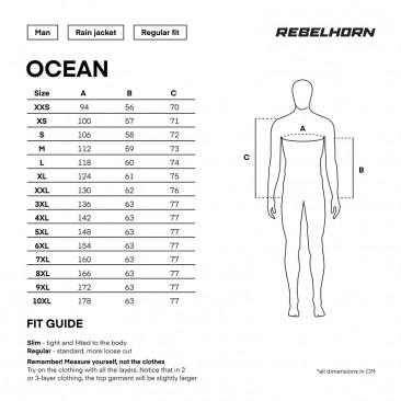 KURTKA PRZECIWDESZCZOWA REBELHORN OCEAN FLUO YELLOW XS