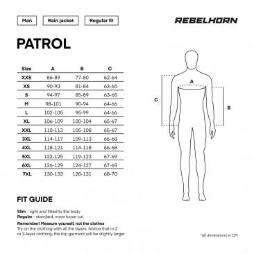 KURTKA PRZECIWDESZCZOWA REBELHORN PATROL FLO YELLOW/BLACK S