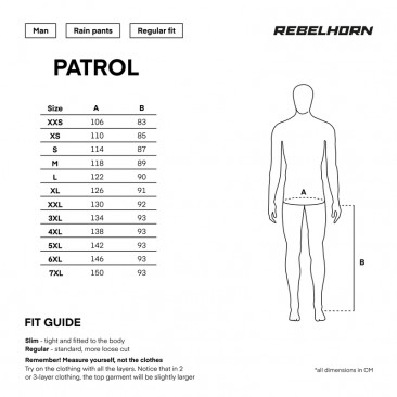 SPODNIE PRZECIWDESZCZOWE REBELHORN PATROL FLO YELLOW/BLACK S