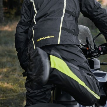 SPODNIE PRZECIWDESZCZOWE REBELHORN PATROL FLO YELLOW/BLACK XXL