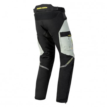 SPODNIE TEKSTYLNE REBELHORN PATROL GREY/BLACK/FLO YELLOW S