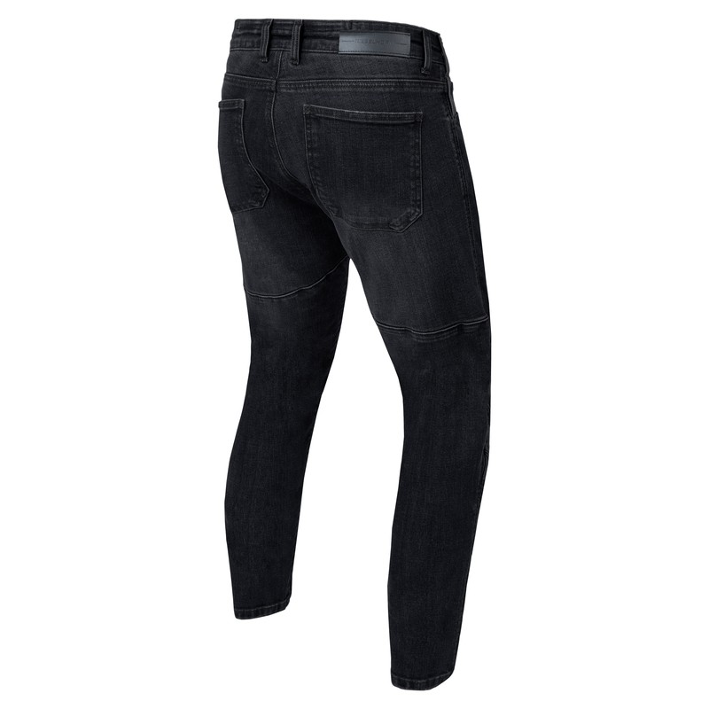 SPODNIE JEANS REBELHORN RAGE II TAPERED FIT WASHED BLACK W36L32