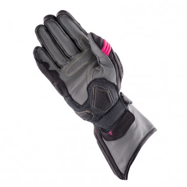 RĘKAWICE SKÓRZANE REBELHORN REBEL LADY BLACK/PINK DXS