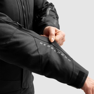 KURTKA MOTOCYKLOWA TEKSTYLNA DAMSKA REBELHORN HARDY 3.0 BLACK W3XL