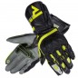 RĘKAWICE SKÓRZANE REBELHORN ST LONG LADY BLACK/GREY/FLO YELLOW DXS