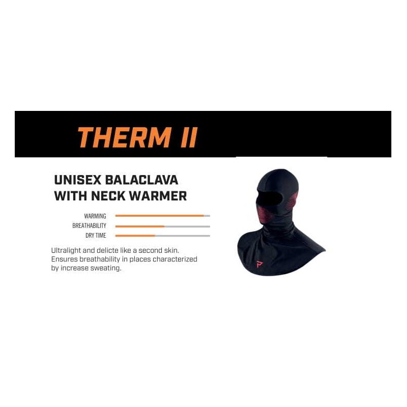 KOMINIARKA TERMOAKTYWNA REBELHORN THERM II BLACK/RED S