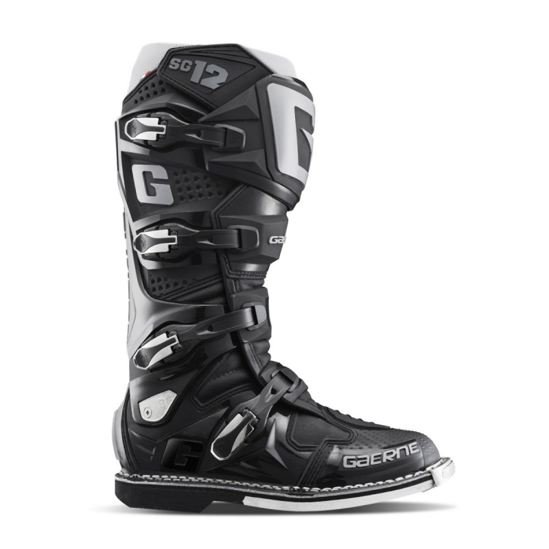 GAERNE BUTY CROSS/ENDURO MODEL SG-12 BLACK KOLOR CZARNY ROZMIAR 45 GAERNE BUTY CROSS/ENDURO MODEL SG-12 BLACK KOLOR CZARNY ROZMIAR 45