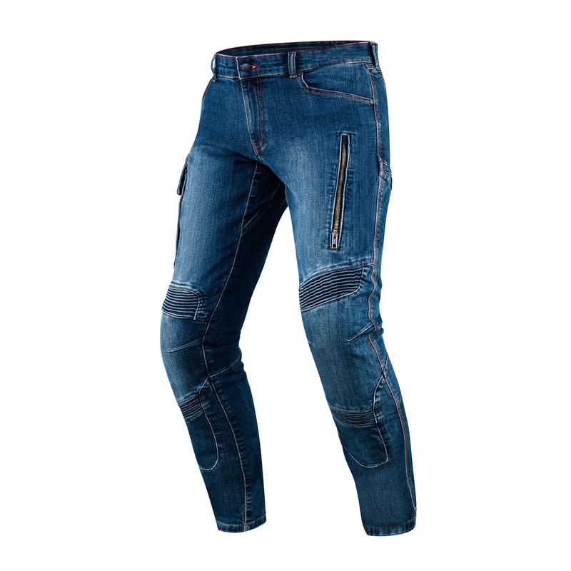 SPODNIE JEANS REBELHORN VANDAL DENIM WASHED BLUE W38L32