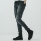 SPODNIE JEANS REBELHORN VANDAL LADY DENIM WASHED BLACK W24L30