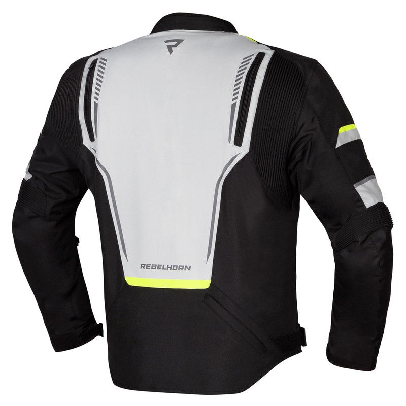 KURTKA TEKSTYLNA REBELHORN BLAST ICE/BLACK/FLO YELLOW XS