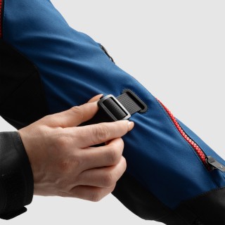 KURTKA MOTOCYKLOWA TEKSTYLNA DAMSKA REBELHORN HARDY 3.0 BLUE GREY RED W3XL