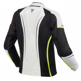 KURTKA TEKSTYLNA REBELHORN FLUX LADY BLACK/ICE/FLO YELLOW D4XL