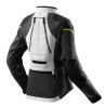 KURTKA MOTOCYKLOWA TEKSTYLNA DAMSKA REBELHORN HARDY 3.0 BLACK LIGHT GREY FLUO YELLOW W5XL