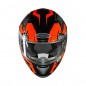 KASK OZONE INTEGRALNY ARROW BLACK/GREY/FLUO RED M