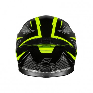 KASK OZONE INTEGRALNY ARROW BLACK/GREY/FLUO YELLOW XL