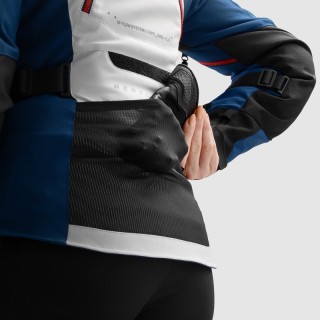 KURTKA MOTOCYKLOWA TEKSTYLNA DAMSKA REBELHORN HARDY 3.0 BLUE GREY RED WL