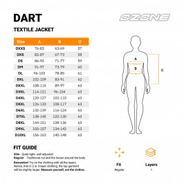 KURTKA TEKSTYLNA OZONE DART LADY BLACK D5XL