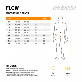 SPODNIE TEKSTYLNE OZONE FLOW BLACK (KRÓTKA NOGAWKA) S-5XL