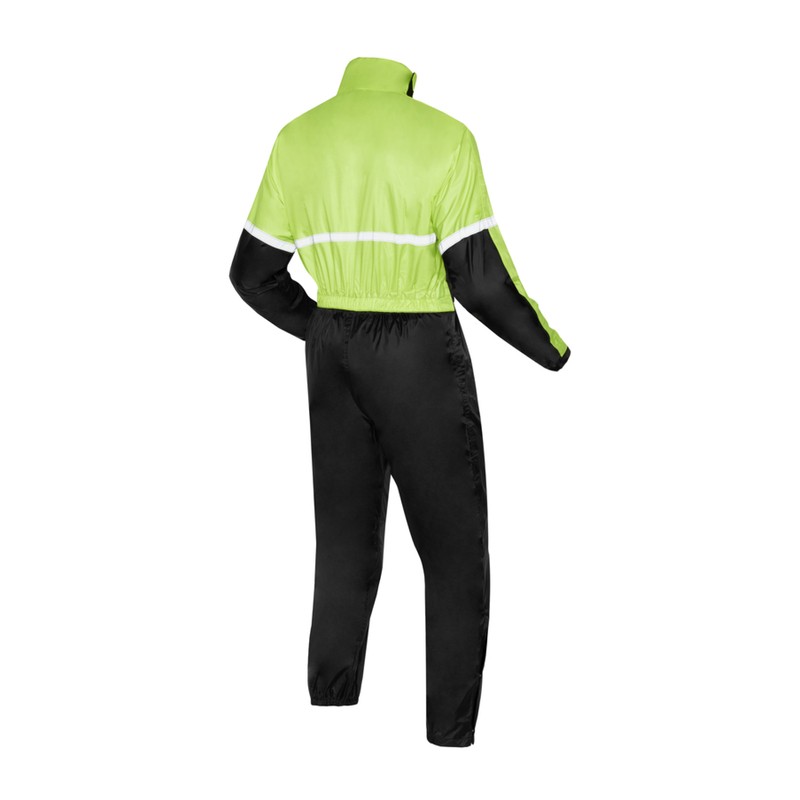 KOMBINEZON PRZECIWDESZCZOWY OZONE BLACK/FLUO YELLOW XXL