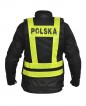 KAMIZELKA ODBLASKOWA OZONE POLSKA BLACK/FLUO YELLOW 4XL