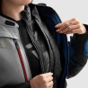 KURTKA MOTOCYKLOWA TEKSTYLNA DAMSKA REBELHORN HARDY 3.0 BLUE GREY RED WL