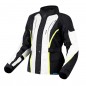 KURTKA TEKSTYLNA OZONE SAHARA LADY BLACK/GREY/FLUO YELLOW DXL