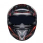 KASK OZONE INTEGRALNY SPRINT BLACK/GREY/FLUO RED XS