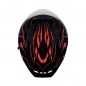 KASK OZONE INTEGRALNY SPRINT BLACK/GREY/FLUO RED XS