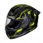 KASK OZONE INTEGRALNY SPRINT BLACK/GREY/FLUO YELLOW XS