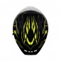 KASK OZONE INTEGRALNY SPRINT BLACK/GREY/FLUO YELLOW XS