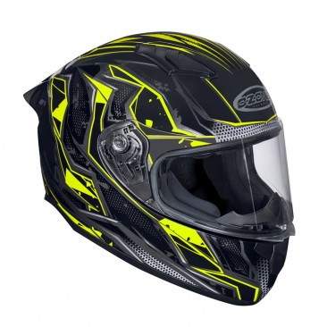 KASK OZONE INTEGRALNY SPRINT BLACK/GREY/FLUO YELLOW XS