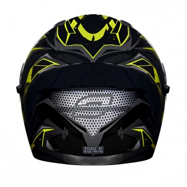 KASK OZONE INTEGRALNY SPRINT BLACK/GREY/FLUO YELLOW XS