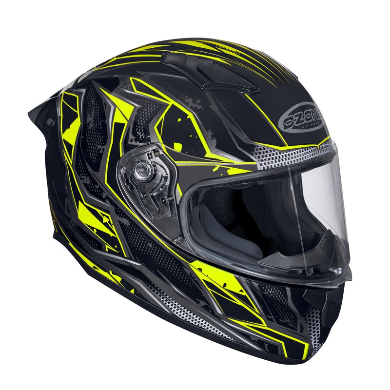 KASK OZONE INTEGRALNY SPRINT BLACK/GREY/FLUO YELLOW S