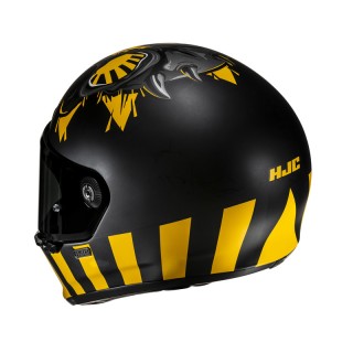 KASK MOTOCYKLOWY HJC V10 CRANIA YELLOW BLACK S
